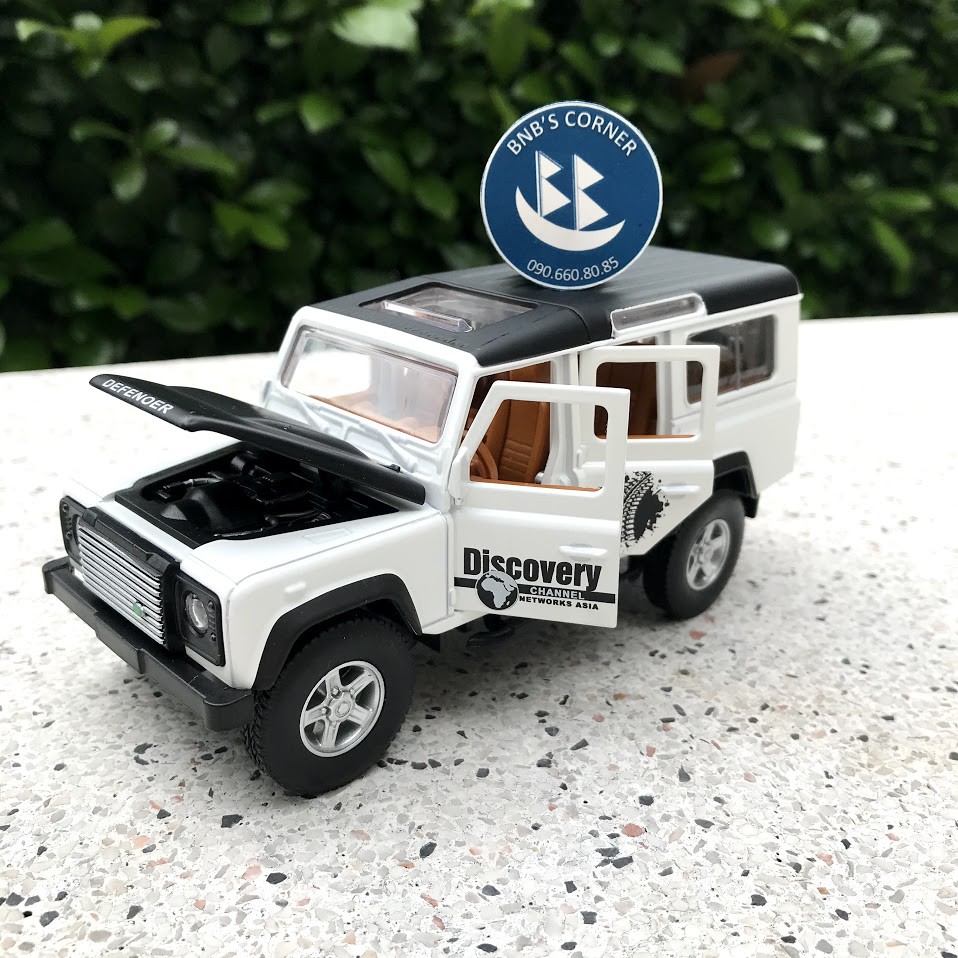 [BNB's Corner] Xe mô hình 1:32 Land Rover (Range Rover) Defender hãng Mini Auto - no box