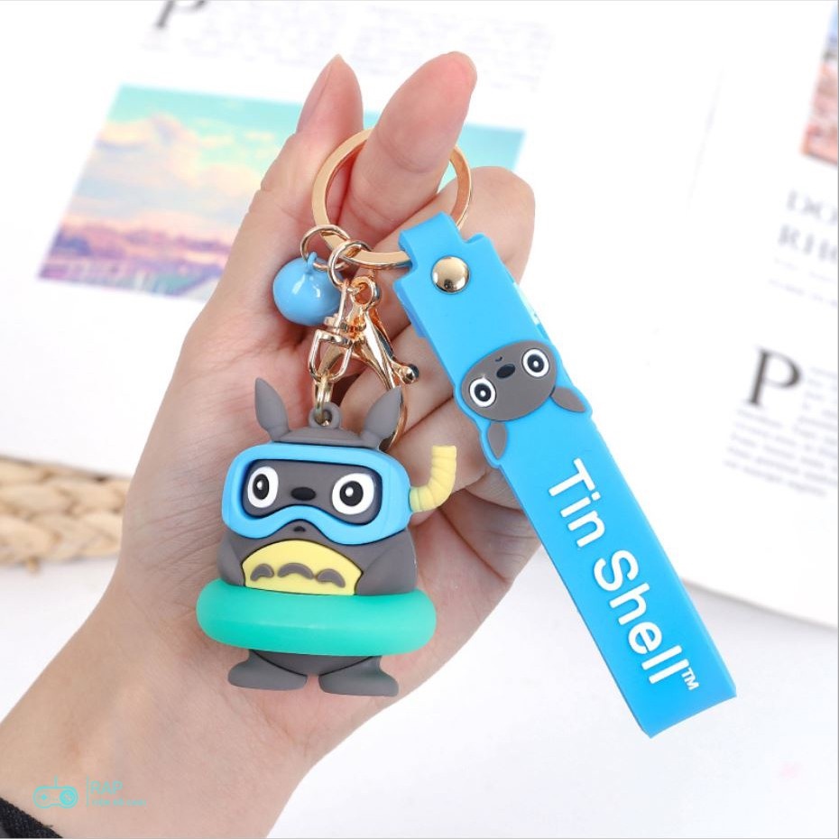 Móc khóa, móc túi hoạt hình Totoro dễ thương nhiều biểu cảm cute dùng làm quà tặng, dây treo balo, túi xách, ví cầm tay