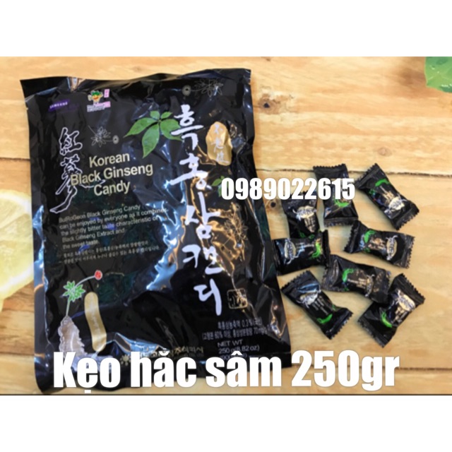 Sỉ & lẻ kẹo hắc sâm Daedong 250gr HSD 04.2023