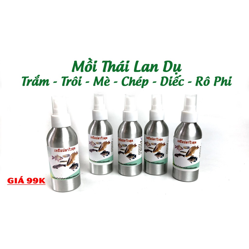 Mồi Thái Lan Dụ Trắm - Trôi - Mè - Chép - Diếc - Rô Phi