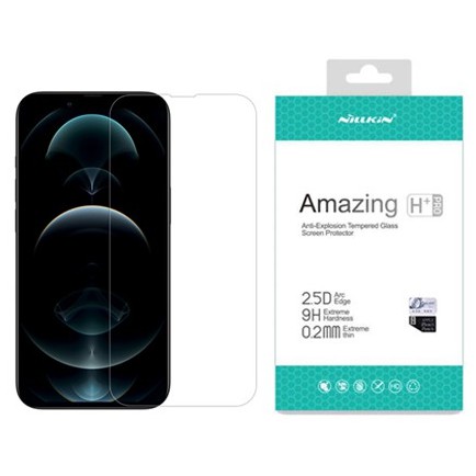 Kính cường lực iPhone 14/ 14 Plus/ 14 Pro/ 14 Pro Max/13/ 13 Pro/ 13 Pro Max/ 12/ 12 Pro/ 12 Pro Max H+PRO hiệu Nillk