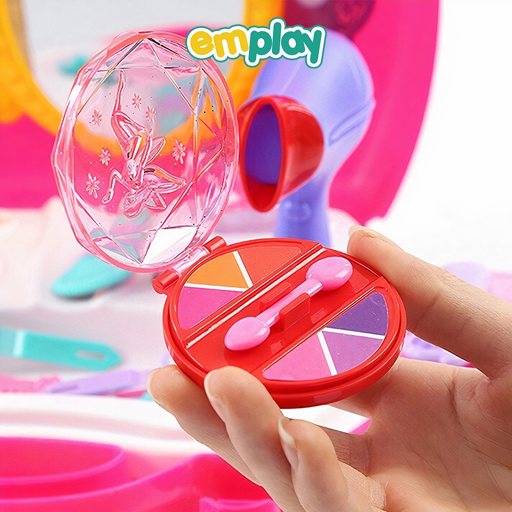 Đồ chơi bé gái trang điểm cao cấp Emplay chất liệu nhựa nguyên sinh cao cấp an toàn, kích thích mắt thẩm mỹ cao