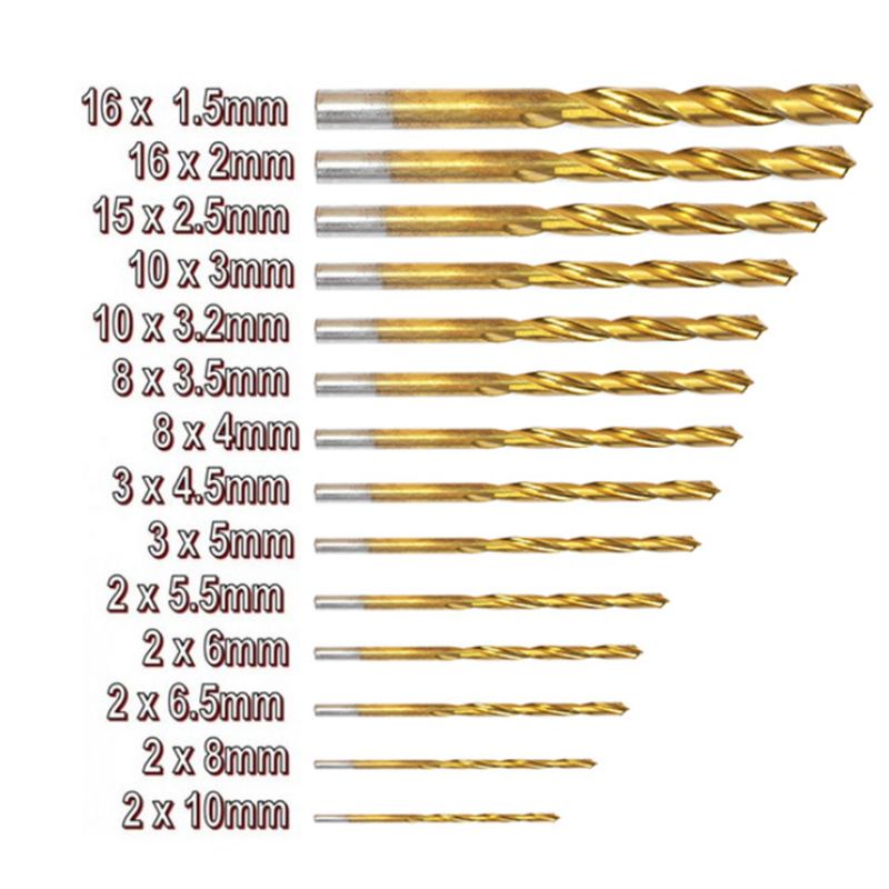 Mũi Khoan Mini Tốc Độ Cao Bằng Thép Hợp Kim Cứng / Kim Loại / Nhựa