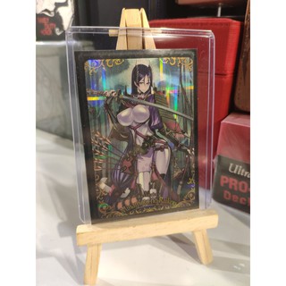Thẻ bài sưu tầm bánh xốp Fate Grand Order FGO Minamoto no Yorimitsu SR - Secret Rare - Tặng bọc bài nhựa bảo quản