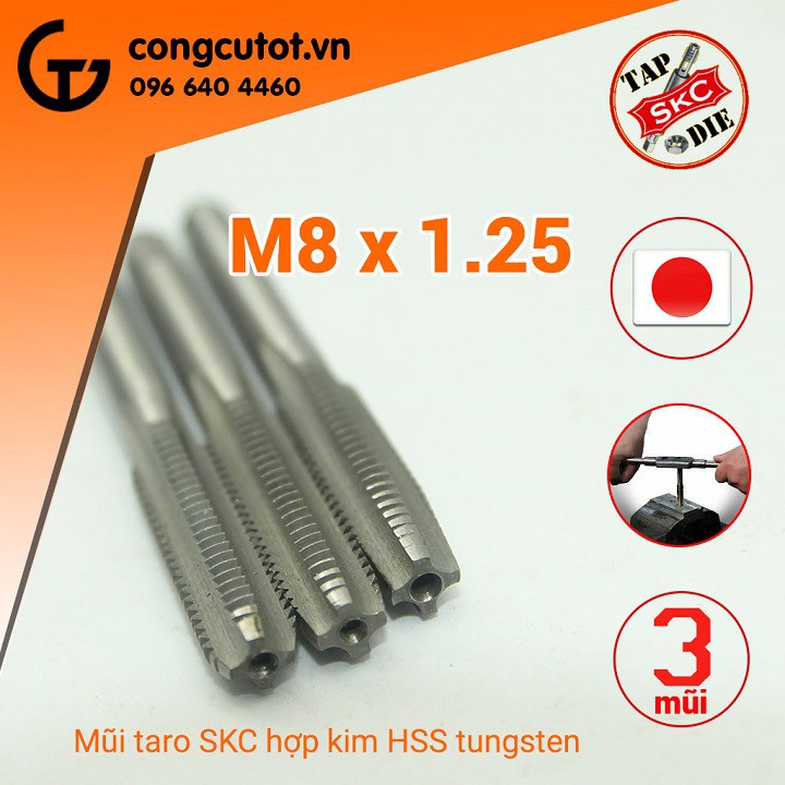 Taro tay SKC M8 X 1.25 Nhật Bản