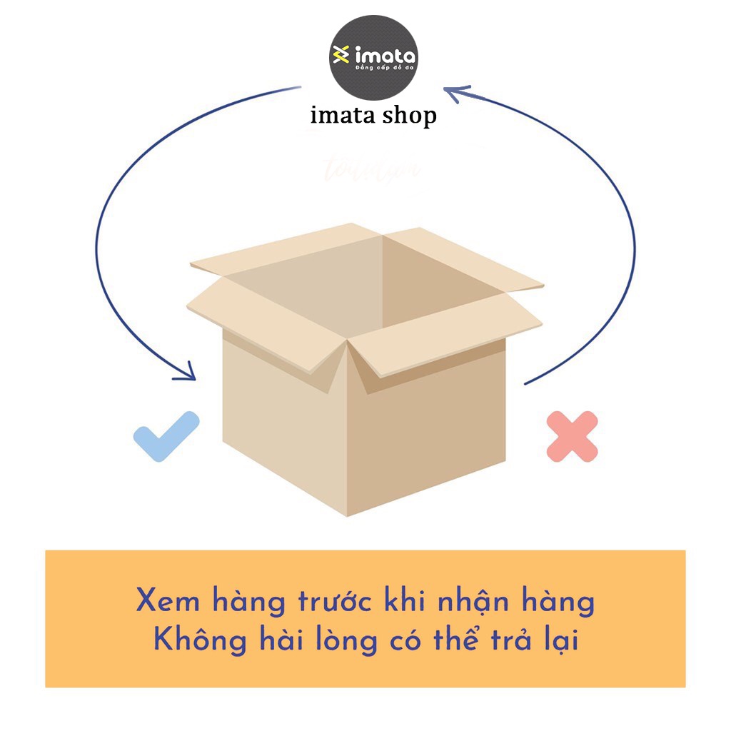 Ví nam da bò kèm hộp được làm từ da bò 100% IMATA- [ BẢO HÀNH 6 THÁNG ]