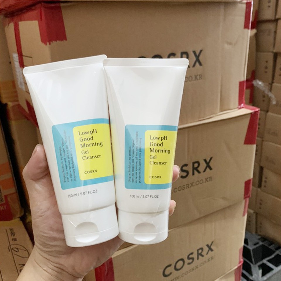 Sữa rửa mặt Cosrx Low PH Good Morning Gel Cleanser, Gel rửa mặt tràm trà 0.5% BHA 150ml