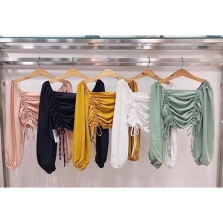 Áo kiểu crop top trẻ trung