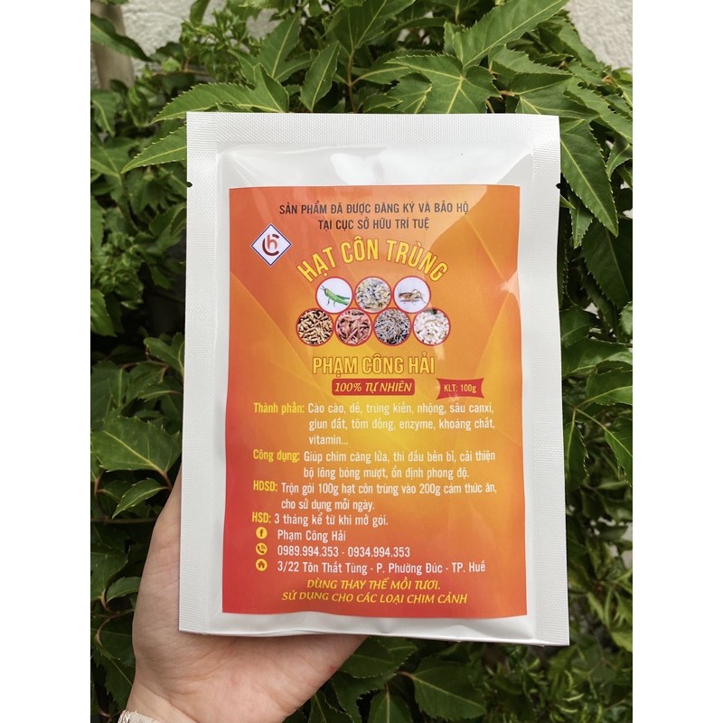 HẠT CÔN TRÙNG 100gram