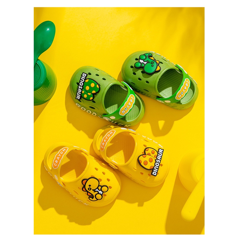Dép cho bé Colorful Dinosaur, sục cross cho bé trai bé gái siêu nhẹ 52839