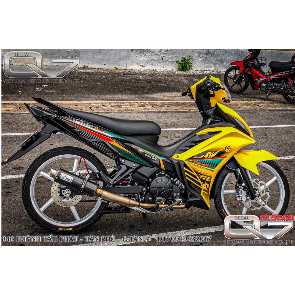 TEM RỜI EXCITER 2011 VÀNG ĐEN