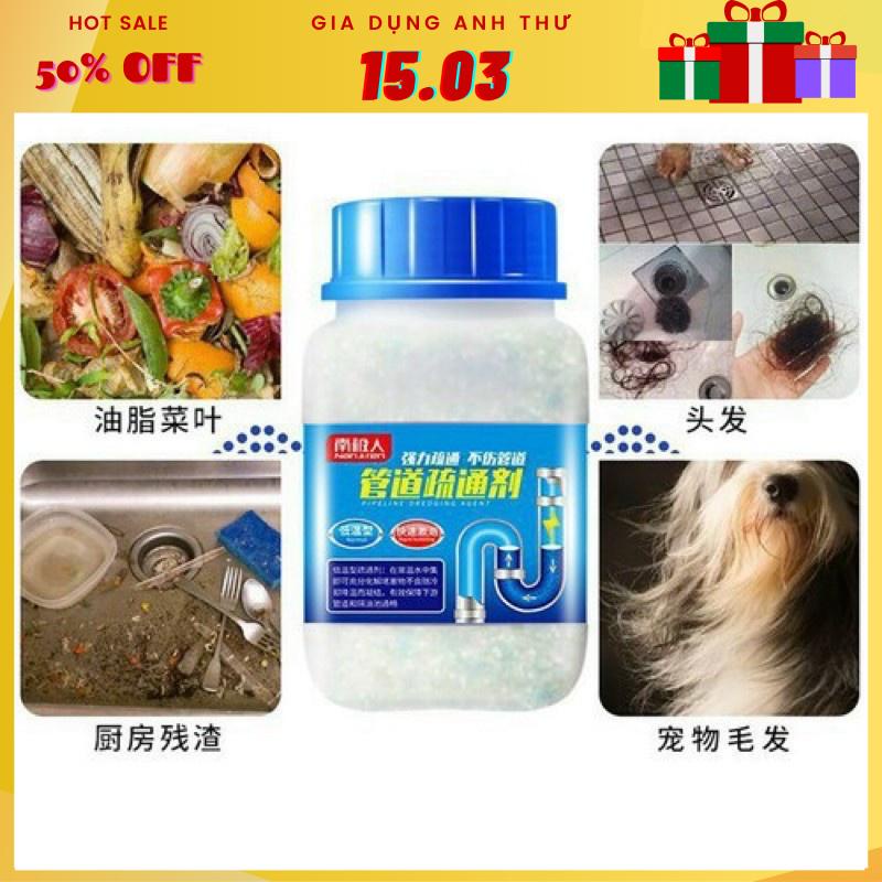 Bột Thông Cống, Bồn Cầu, Lavabo, Bồn Rửa Bát Nhật Bản Cực mạnh Khối Lượng 268g