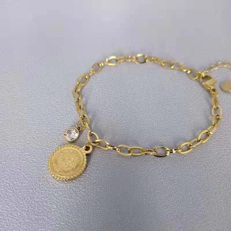Vòng Tay Thép Titan Thiết Kế Đơn Giản Độc Đáo Phong Cách Âu Mỹ Cổ Điển Hàng Bán Chạy