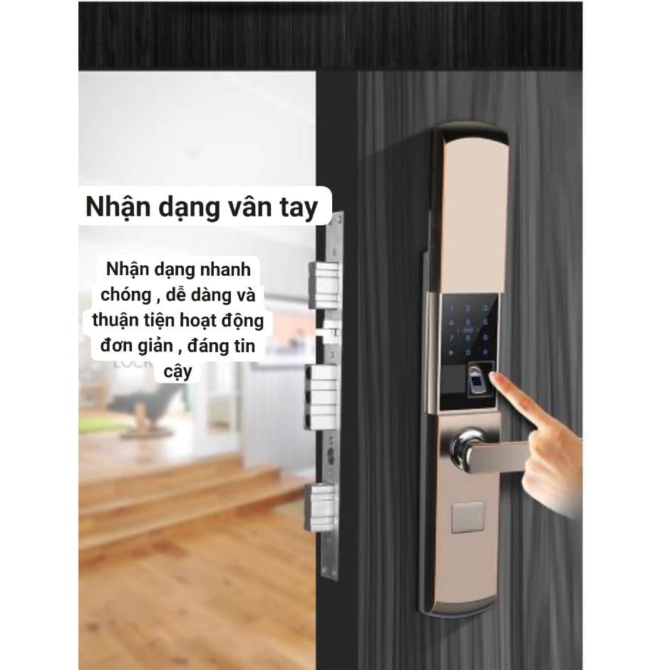 Khóa vân tay 6 chức năng chống nước , khóa thông minh, công nghệ ... HÀNG CÓ SẴN