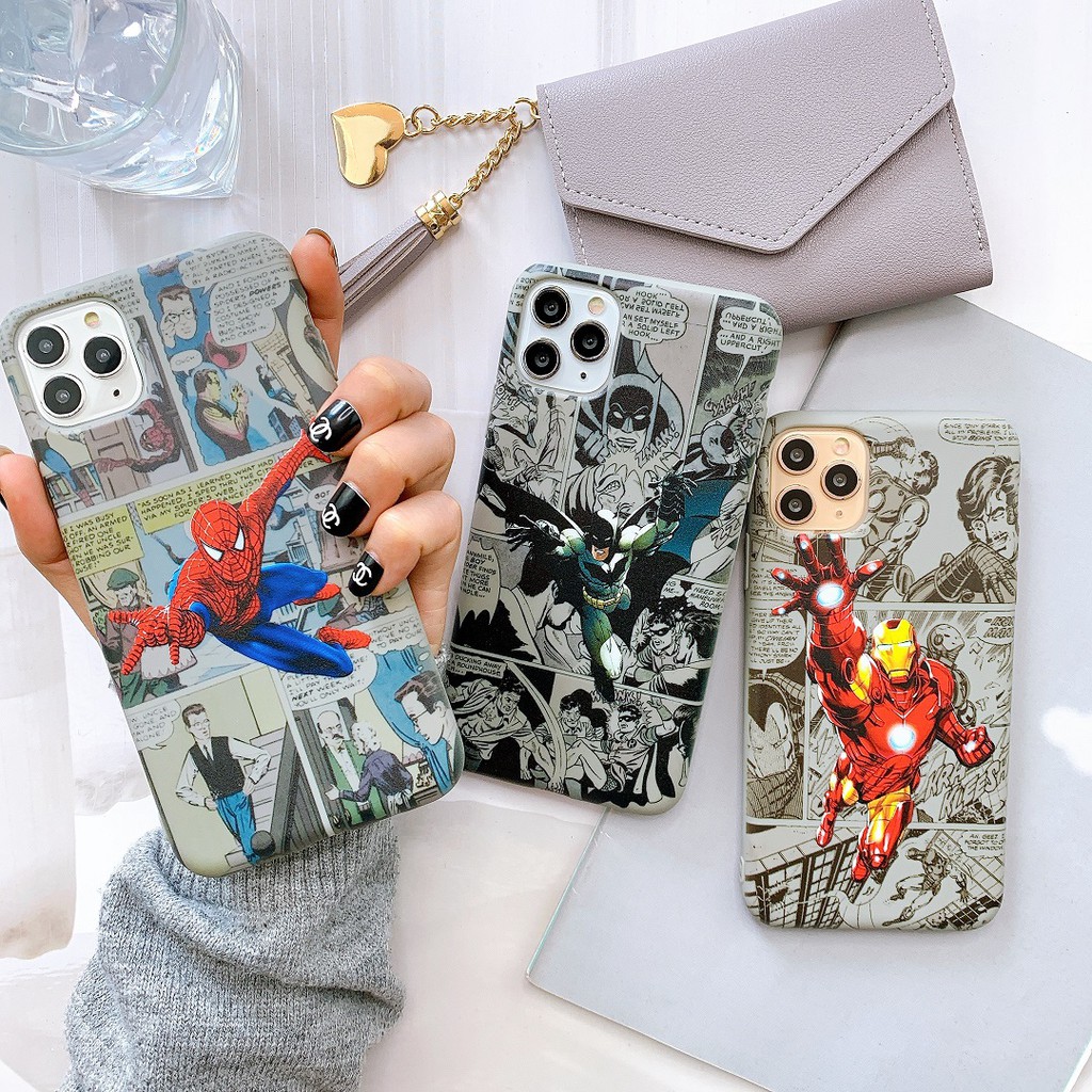 Ốp Lưng Silicon Comic Marvel - B229