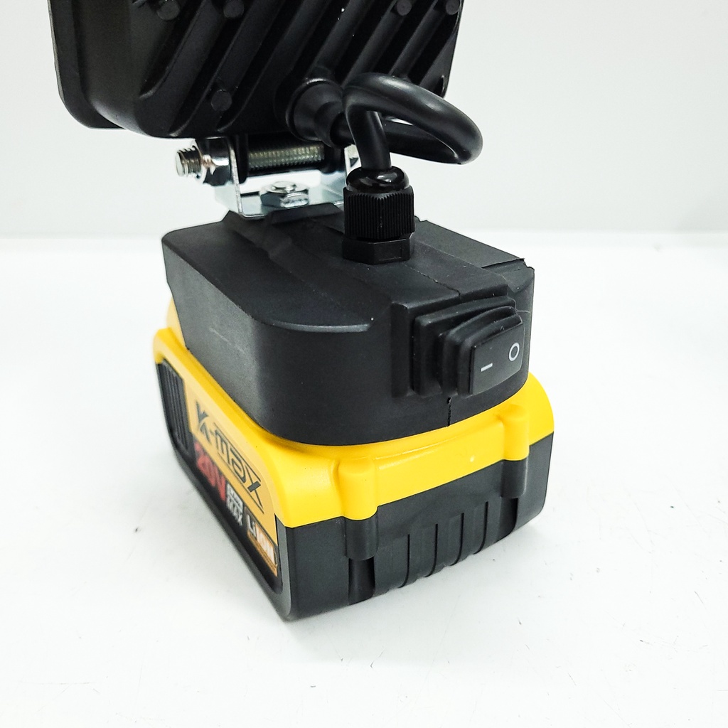 Đèn pin led K-MAX dùng chung pin MAKITA 18v, Sử Dụng Pin Máy Công Cụ - Không Kèm Pin.