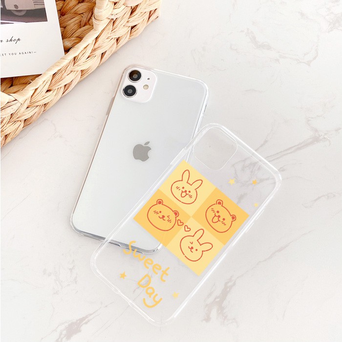 Ốp lưng iphone Sweet Day viền trong chống ố 6/6plus/6s/6splus/7/7plus/8/8plus/x/xr/xs/11/12/13/pro/max/plus/promax | BigBuy360 - bigbuy360.vn