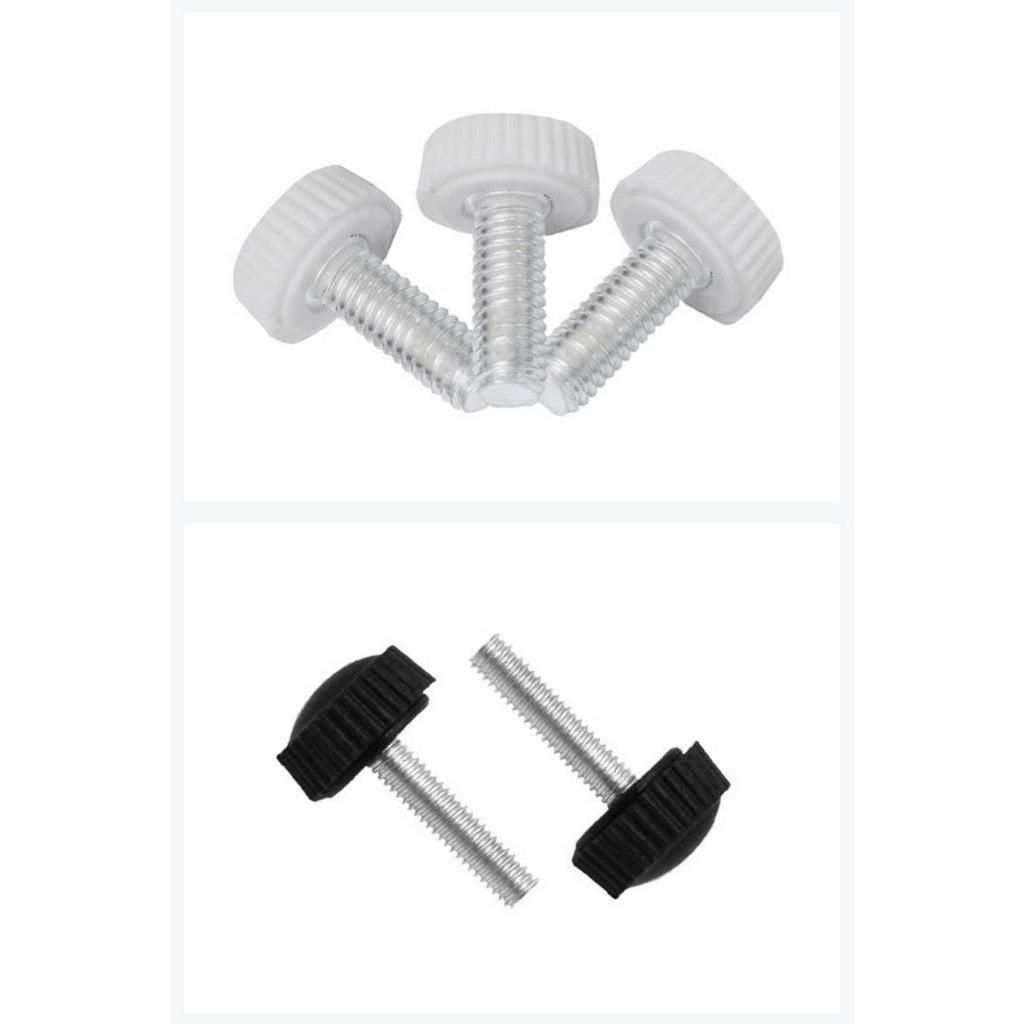 Ốc Vít Nhựa Đầu Tròn Màu Đen Chuyên Dụng M4 / M5 / M6 / M8