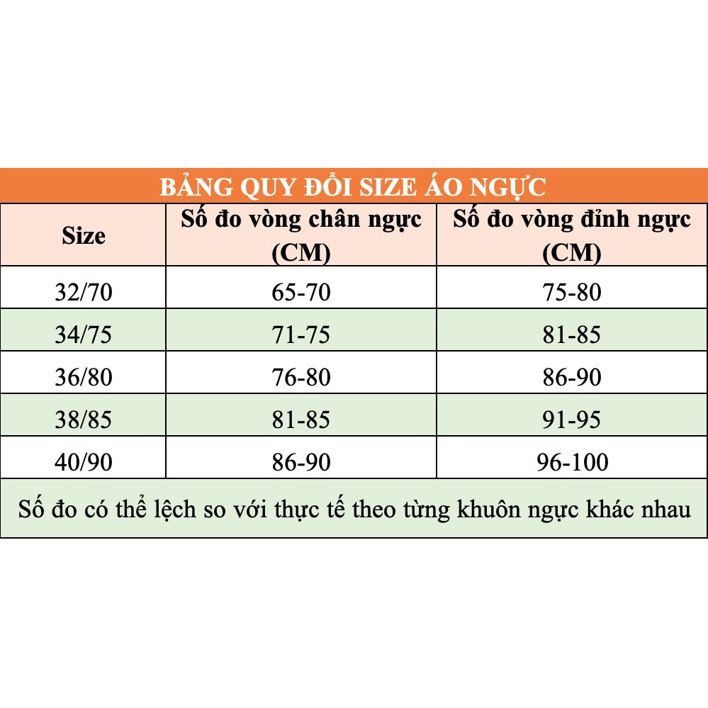 Áo lót su nâng ngực không gọng thông hơi không hằn mỡ