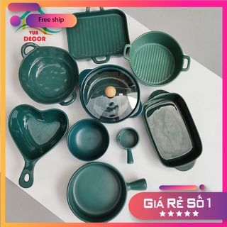 Bát Đĩa Decor Bát Ăn Cơm Bộ Chén Dĩa Sứ Dễ Thương Cute Cao Cấp V36