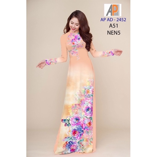 Vải áo in hoa mẫu đơn