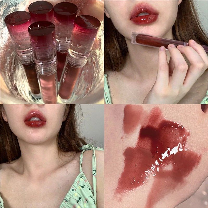 Son Bóng OULESONG Chính Hãng Nội Địa Trung Tươi Sáng Môi Căng Bóng, Mọng Nước