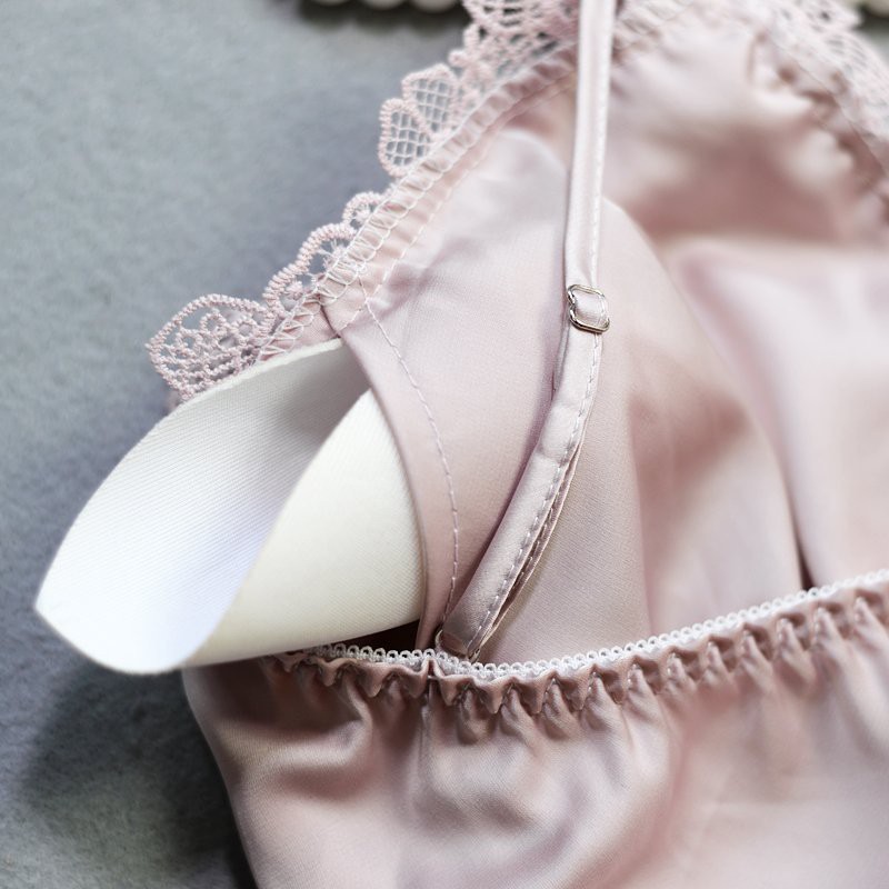 [Bigsize 40-62kg] Váy ngủ sexy lụa hai dây phối ren size M-XL🔥SIÊU SALE🔥Đồ ngủ lụa bigsize sale giá rẻ | BigBuy360 - bigbuy360.vn