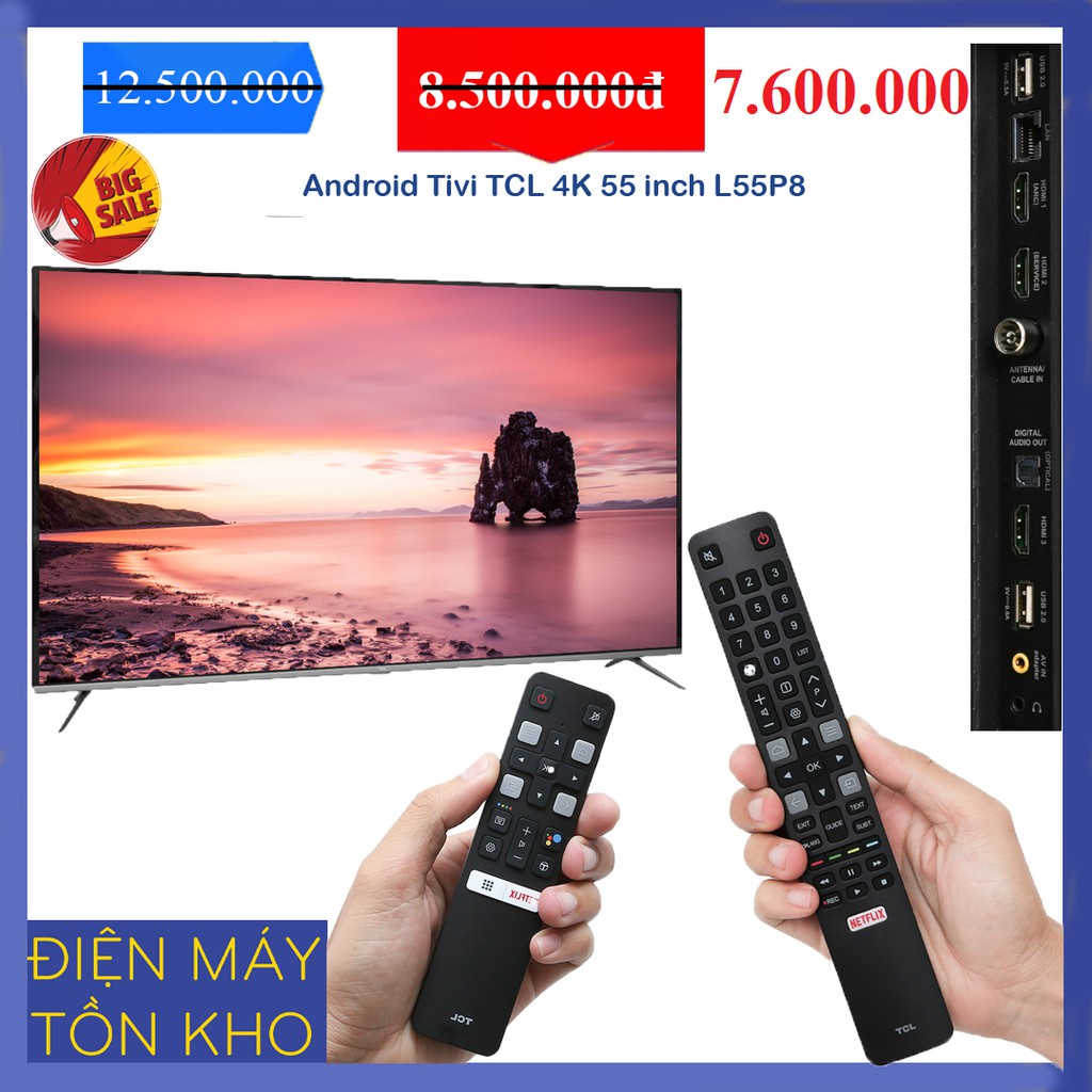 Android Tivi TCL 4K 55 inch L55P8