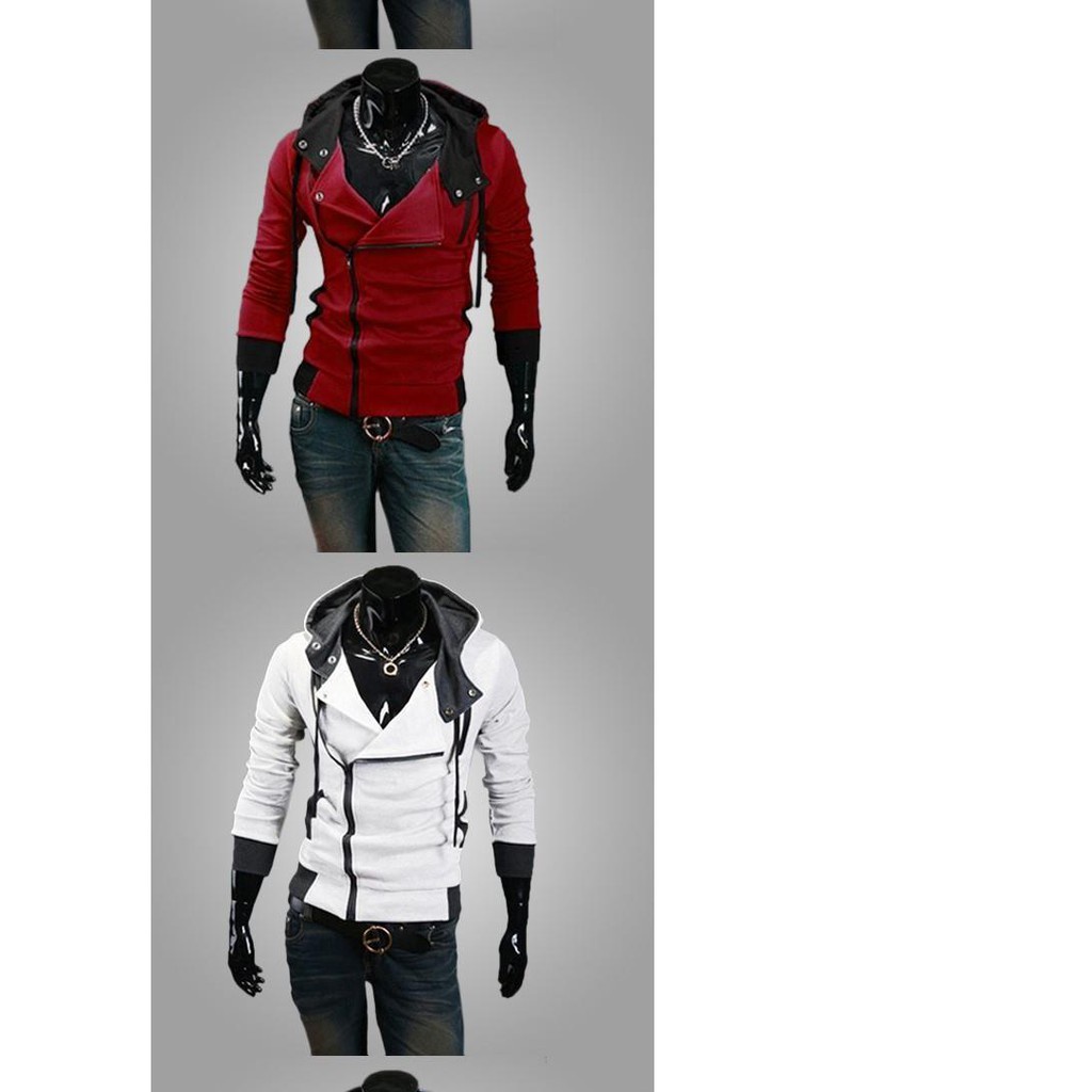 ❐✴Áo Khoác Hoodie Phong Cách Assassin 'S Creed 3 Cá Tính Cho Nam