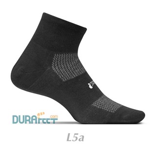 Tất siêu bền cổ lửng Feetures mã L5a - Vớ bóng bàn xuất khẩu khử mùi