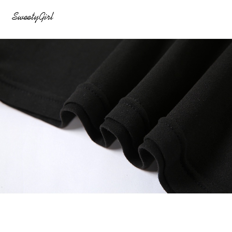 Áo croptop tay dài cổ tròn màu trơn dáng ôm năng động dành cho nữ