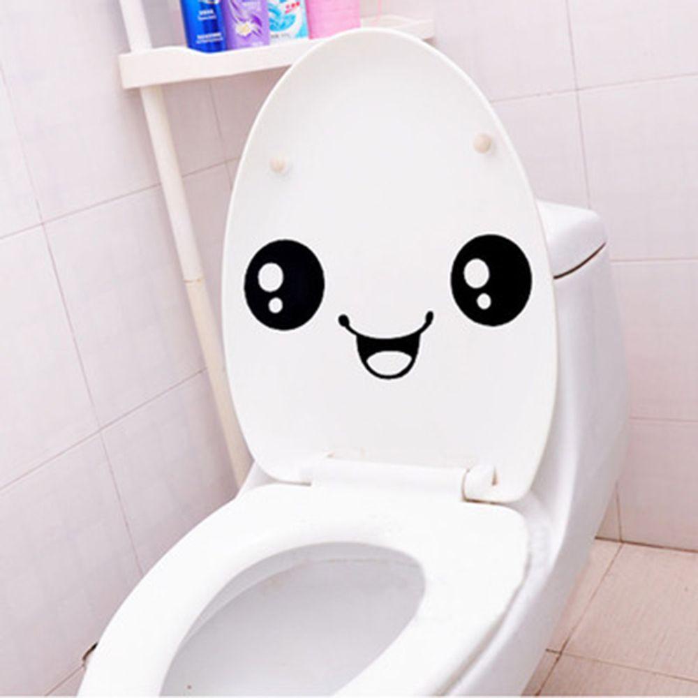 Sticker Dán Toilet Họa Tiết Mặt Cười Cá Tính DIY|Miếng Dán Tường Trang Trí Nhà Tắm / Xe Hơi Họa Tiết Dễ Thương Vui Nhộn