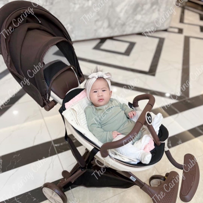 XE ĐẨY GẤP GỌN V18 BAOBAOHAO NGỒI VÀ NGẢ 5 CHẾ ĐỘ