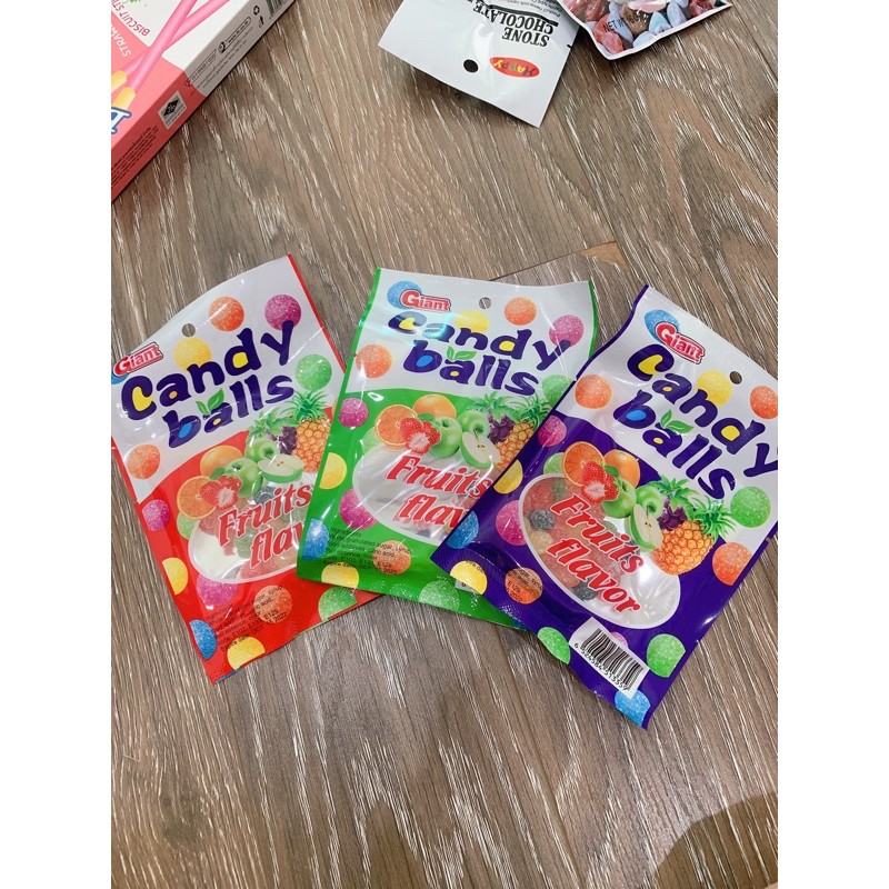 1 gói kẹo chua ngọt tuổi thơ ballcandy