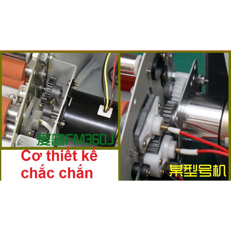 [Mã ELHASALE1TR giảm 5% đơn 3TR] Máy cán màng 2 mặt FM360T có thể điều chỉnh tốc độ ép cán – HỆ CAO CẤP NHẤT HIỆN NAY