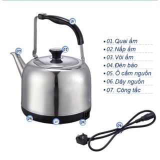 Hot!Ấm điện Đạt Tường inox 5L - ảnh thật kho shop