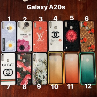 Ốp lưng galaxy A20s viền dẻo vân 3d kim cương