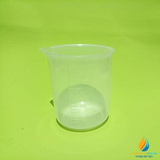 Ca nhựa đong hóa chất có chia vạch, không có quai, 50ml, 100ml, 250ml, 500ml