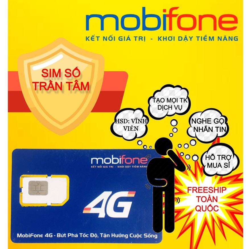 CUNG CẤP SỈ - Sim Mobiphone tạo Facebook, Zalo, Shopee, Laza,... Nghe gọi vào mạng 4G thời hạn sử dụng vĩnh viễn