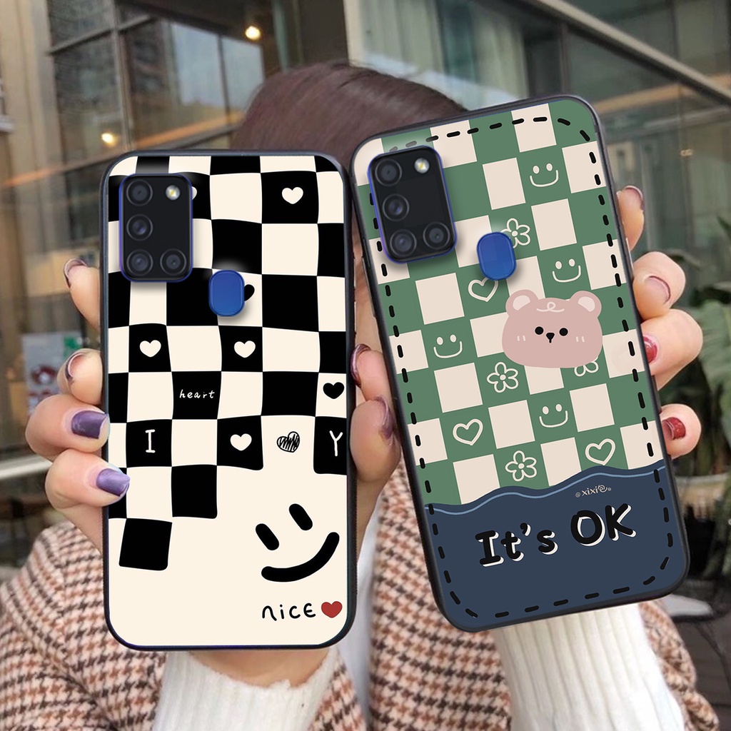 Ốp lưng Samsung A21S - M21S - M30S - M31 gấu bearbrick các mẫu thể thao cá tính,siêu cute-siêu bền hot trend