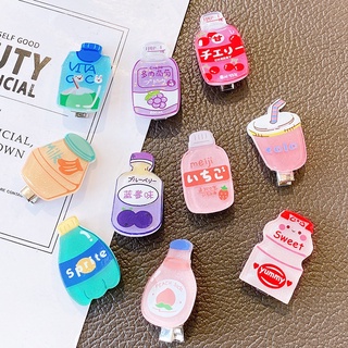 Set 10 Kẹp Tóc Hình Chai Nước Dễ Thương