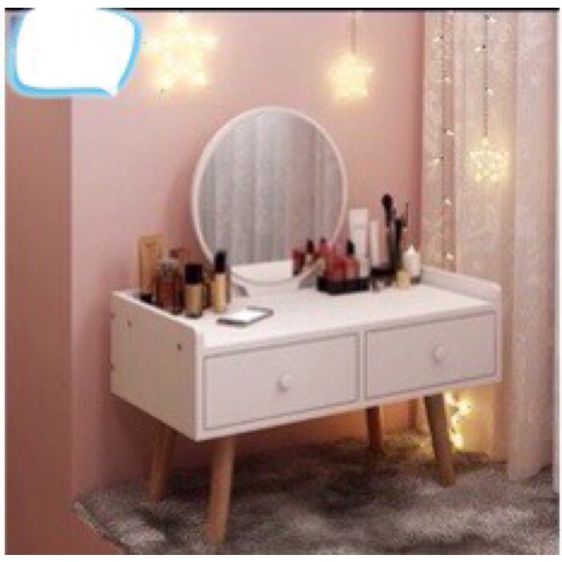 Bàn trang điểm phong cách hiện đại bàn phấn mini kiểu ngồi bệt