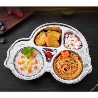 Khay cơm inox cho bé