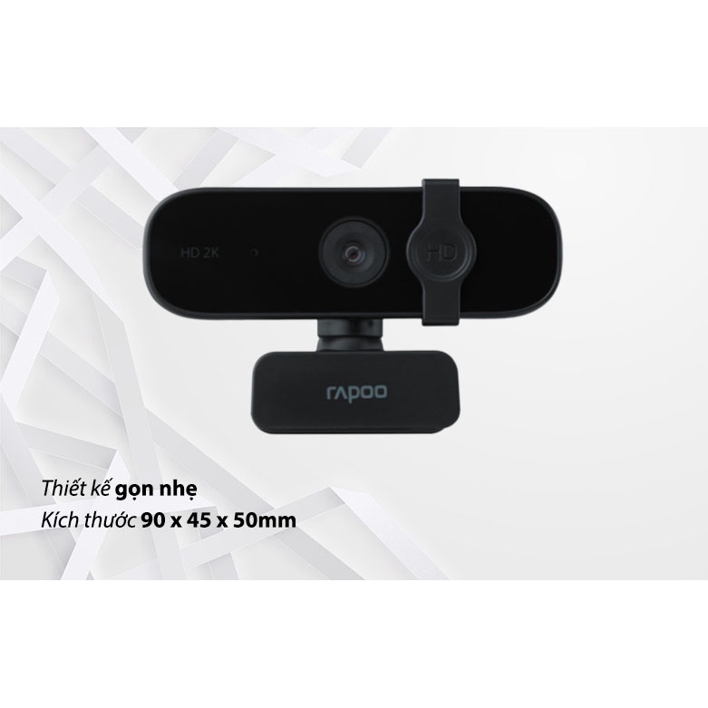 Webcam Rapoo XW2K - Thiết bị ghi hình Rapoo XW2K Full HD - Tích hợp Micro - Hàng chính hãng