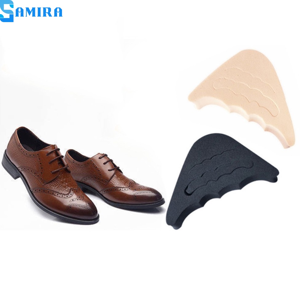 2 Miếng mút lót mũi giày cao gót giày tây nam cao su non đệm êm ngón chân thoáng khí giảm size SA8