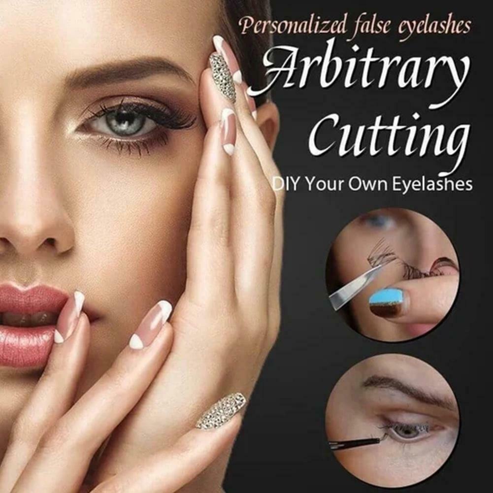 1 Chùm Lông Mi Giả Bằng Lông Chồn Nhân Tạo Tạo Hiệu Ứng Tự Nhiên Dày/Dài Cho Nữ