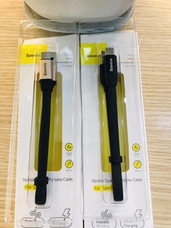 CÁP SẠC NHANH BASEUS NIMBLE USB TYPE C 23CM POKA.STORE