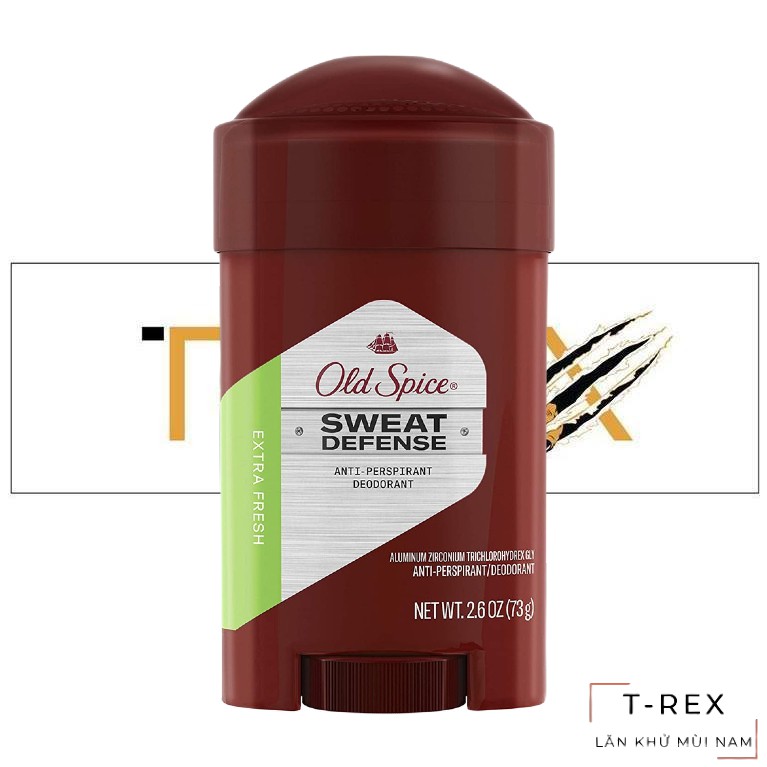 [FREESHIP] Lăn Sáp Khử Mùi Old Spice Sweat Defense EXTRA FRESH 73g (Sáp Trắng Mềm)