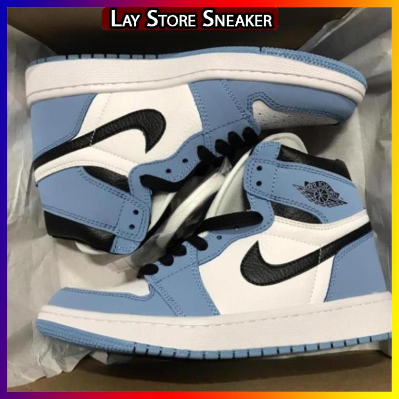 Giày thể thao Jordan cao đen trắng, Giày air Jodan 1 high panda cao nam nữ dễ phối đồ cực hot Full Box Bill -LAYST