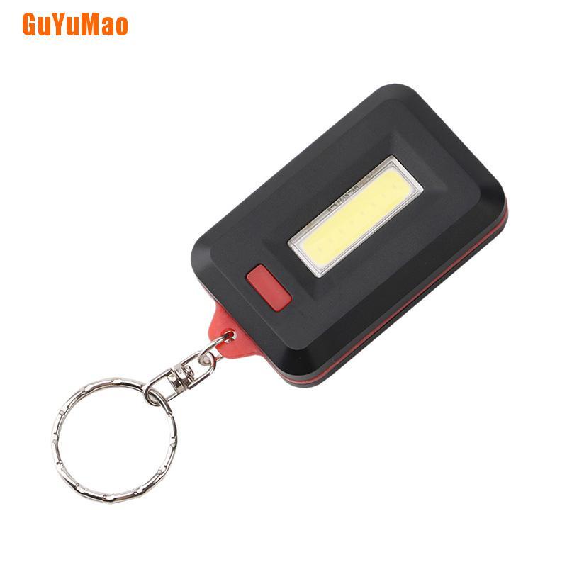 Đèn Pin LED COB Mini Chống Thấm Nước Thiết Kế Móc Chìa Khóa Tiện Dụng